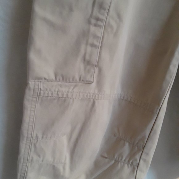 Old Navy 29" Waist Below The Knee Khaki Cargo Shorts W/Cinch (T-398) - Picture 4 of 5